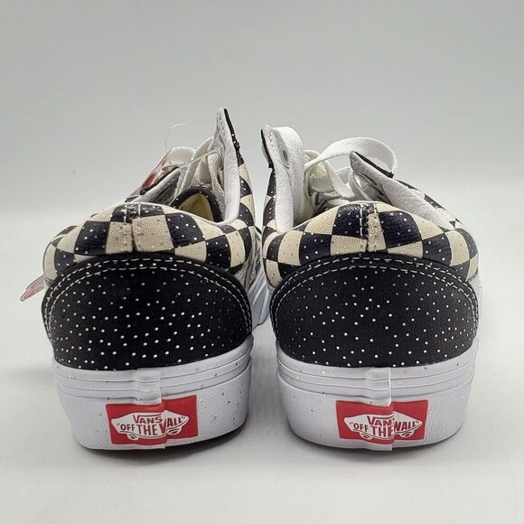 Vans Old Skool Confetti Checkerboard Glitter Shinny Sneakers Shoes Size‎ 4.5 - Picture 6 of 10